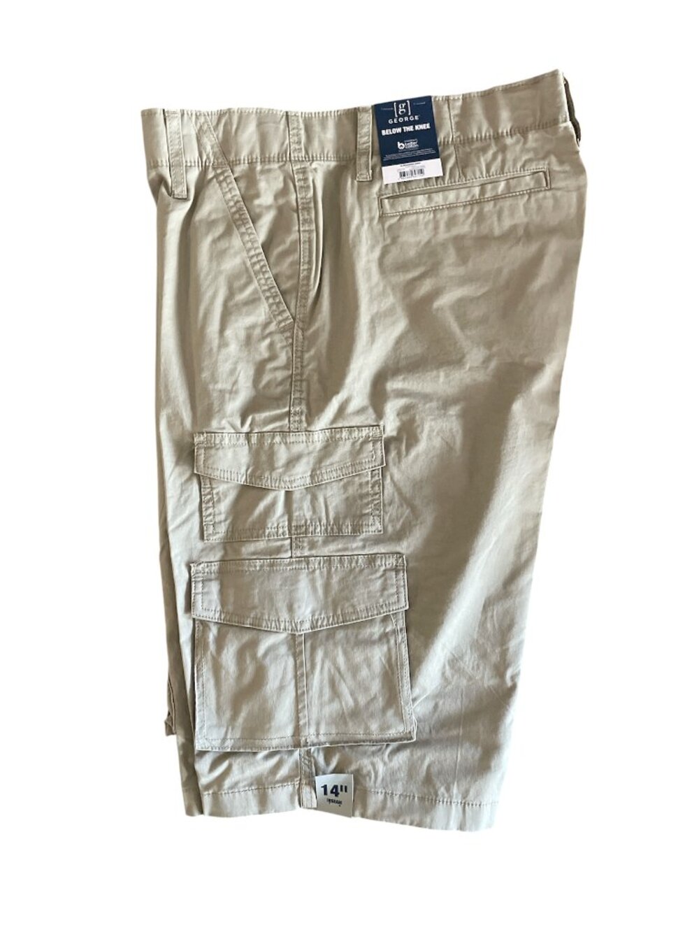 Men's Messenger Short, George, 36&38, Stone Washed, NWT